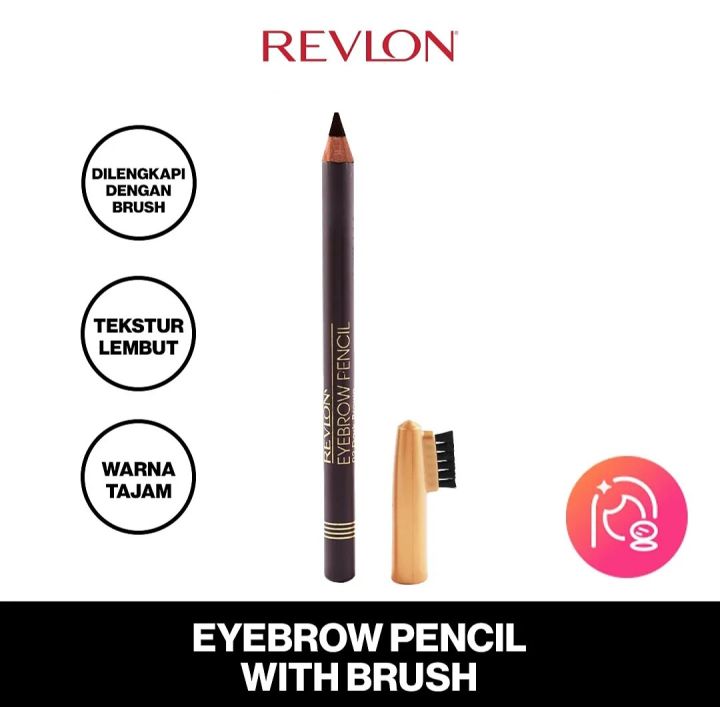 revlon-waterproof-eyebrow-pencil-เรฟรอน-วอเตอร์พรูพ-อายโบร์เพนซิ่ว-ดินสอเขียนคิ้วมาพร้อมแปรงปัด