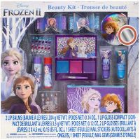 Disney Frozen - Townley Girl Super Sparkly Cosmetic Beauty Makeup Set For Girls with Clips