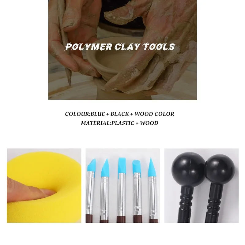 Modeling Clay Sculpting Tools Set