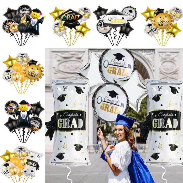 VJDA 2023 Party Decoration Supplies School Graduation Helium Foil ...