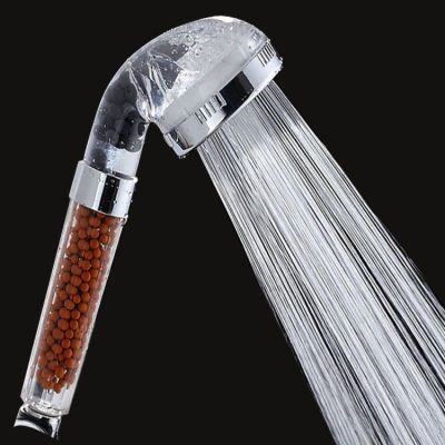 High Pressure Spa Shower Head Anion Showerhead Replacement Filter Balls Water Rainfall Shower Handheld Water Saving Shower Head  by Hs2023