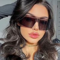 Trendy Vintage Black Shield Sunglasses for Women Men Mirror Pink Sun Glasses Oversized Shades UV400 oculos grau feminino