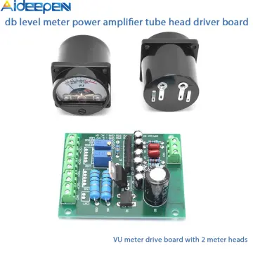 Driver Board P-134 Vu Meter Drive Board Vu Meter Audio Backlight Analog  Digital Power Meter