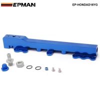 EPMAN Racing - High Quality High Volume Aluminium Fuel Rail For For Honda D15B7 D15B8 D16A6 D16Z6 EP-HONDAD16YG Valves