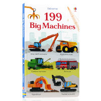 Original English picture books 199 big machines 199 large machines (199 pictures) childrens enlightenment books cardboard books Machine Cognition parent-child interaction