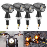 Motosikal สัญญาณเลี้ยว LED ขนาดเล็ก8Mm Motosikal Bullet Motosikal Bullet Cahaya LED Motosikal 12V Sesuai untuk คาวาซากิซูซูกิยามาฮ่า