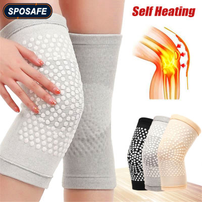 2Pcs Self เครื่องทำความร้อนสนับสนุนเข่า Pad เข่ารั้ง Warm สำหรับโรคข้ออักเสบ Joint Pain Relief Injury Recovery เข็มขัดเข่านวดขาอุ่น