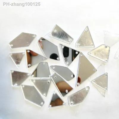 105Pcs 7 shapes Mix Mirror Clear Surface Women 39;s Clothes Sew on Rhinestones Crystals Stones Diamond Sewing Diy For Wedding Dress