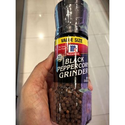 🔷New Arrival🔷 Mccormick Black Pepper Corn Grinder พริกไทยดำ แบบขวดฝาบด 70g 🔷🔷