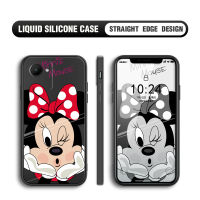 เคสโทรศัพท์ Realme C30S ลายการ์ตูน Micke Minie Mouse ปลอกซิลิโคนของเหลวทรงสี่เหลี่ยมดั้งเดิมสำหรับเด็กผู้หญิงเด็กผู้ชายคลุมทั้งหมดเคสป้องกันทนแรงกระแทกกล้อง