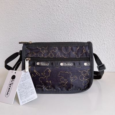 Lesportsac 2023 3537มินิกระเป๋าสะพายข้างสามารถสะพายข้างได้13x19ซม.