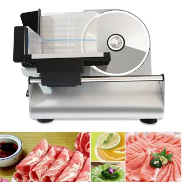 220V Electric Food Slicer Meat Bread Ham Food Meat Slicer Lamb Beef Slicers