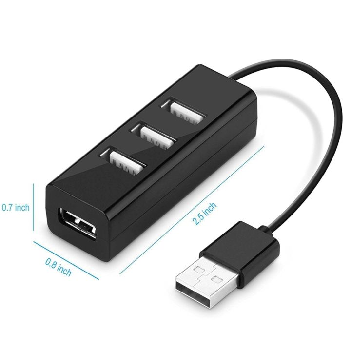 ยืดหยุ่น-usb-20-4พอร์ต-hub-erweiterung-splitter-adapter-สำหรับแล็ปท็อปพีซีคอมพิวเตอร์แล็ปท็อปลดลง-verschiffen