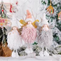 Navidad 2021 Decor Cute Angle Dolls Christmas Tree Pendants Hanging Ornaments New Year Xmas Decor Home Noel Natal Decoration