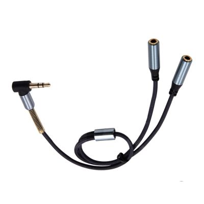 3.5mm Headphone Splitter Audio Cable 1 Male to 2 Female Earphone Splitter Share Cable Adapter  Aux Cable for iPhone Samsung MP3 Cables