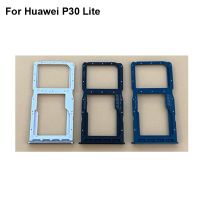 【❂Hot On Sale❂】 ganghuang44704037 สำหรับ Huawei P30 Lite ใหม่ถาดใส่ซิมกระเป๋าเก็บบัตร P30lite ช่องเสียบบัตรซิมกระเป๋าเก็บบัตรขาตั้งสำหรับ Huawei P 30 Lite