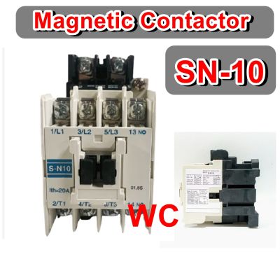 BF แมกเนติก คอนแทคเตอร์ SN-10 Magnetic Contactor S-N10 220V 50-60Hz ส่งฟรี