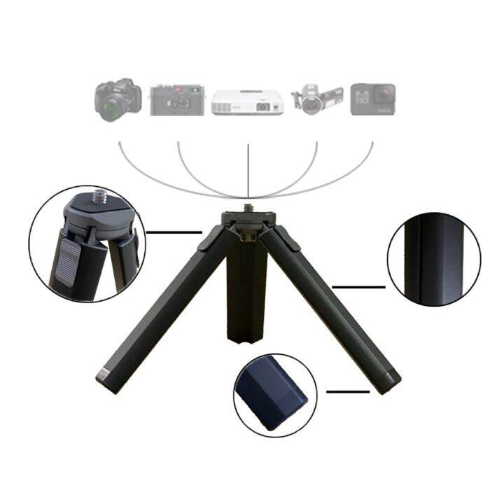 ขาตั้งกล้องเล็กๆขาตั้งที่วางโทรศัพท์มือถือ1-4สกรูสำหรับ-gopro-12-11-insta360-x3-osmo-action-dslr-ที่จับกล้อง-selfie