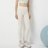 Spring New   T-line Fitness Pants Yoga Clothes Hip High Waist Nine-point Yoga Pants.