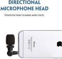 SARAMONIC SR-XM1, 3.5mm TRS Omnidirectional Microphone Plug and Play Mic for GOPRO 5/6 DSLR Cameras Camcorders CA Mixer