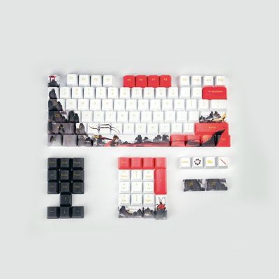 Wholesale 108 Keys Wukong Keycaps PBT Sublimation OEM Profile Keycap For Gateron Kailh Cherry MX Switches Mechanical Keyboard