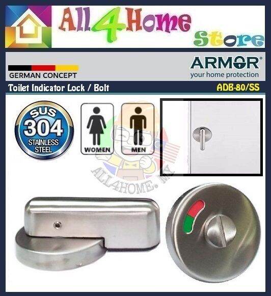 Armor Sus304 Stainless Steel Compliant Privacy Indicator Lock Indicator Door Lock Adb 80ss Lazada 9121