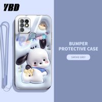 YBD 2023ใหม่3Dลูกกวาดเคสโทรศัพท์สำหรับหญิงสาวน่ารักสำหรับ Infinix Hot 10 เคสกล้องมีความแม่นยำเคสโทรศัพท์ X682 ยอดนิยมฝาครอบรูปแบบน่ารักฟรีสายคล้อง