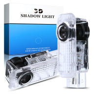 2PCS Auto Door welcome Lamp car Projector Logo Ghost Shadow Light for all Audi A1 A3 A4 A4L A6 A6L A7 A8 R8 Q3 Q5 Q7 TT