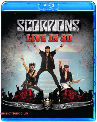 Scores get your sting &amp; blackout live in 3D (Blu ray BD50)