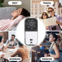 USB Hanging Neck Fans Mini Portable Folding Small Fan Mute Power Bank Portable Handheld Desktop Multi Function USB Charging FansTH