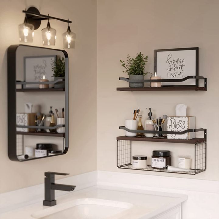 floating-shelves-bathroom-storage-shelves-with-wire-storage-basket-bathroom-shelves-over-toilet-with-protective-metal-guardrail