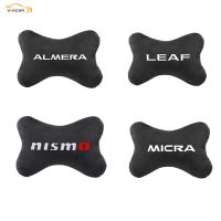 VEHICAR Car Neck Headrest Pillow For NISSAN NISMO QASHQAI JUKE XTRAIL LEAF MICRA ALMERA NAVARA Cotton Flannel Car Seat Headrest