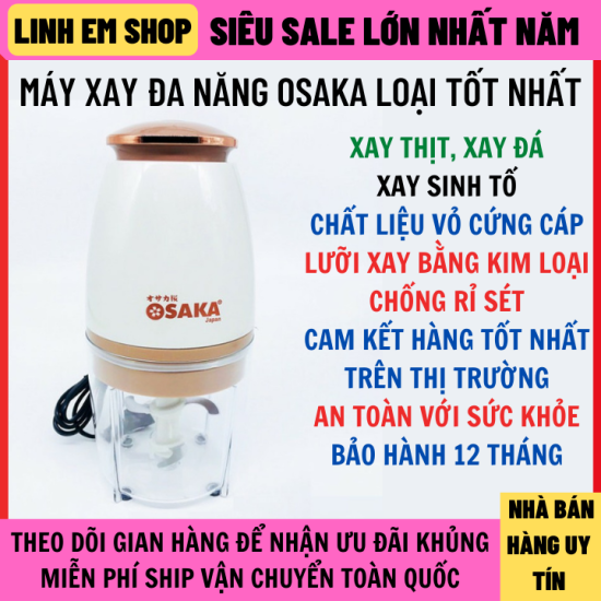 Máy xay sinh tố mini xay thịt osaka loại mới siêu bền - ảnh sản phẩm 1