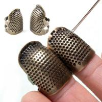 DRDIPR DIY Quilting Retro Vintage Finger Cover เครื่องมือเย็บผ้า Finger Protector Thimble