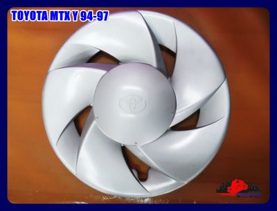 TOYOTA MTX year 1994-1997 WHEEL HUB COVER PLASTIC "SILVER" (dia. 39 cm.) (1 PC.) // ฝาครอบล้อ พลาสติก สีเงิน (ราคาต่อ 1 อัน)