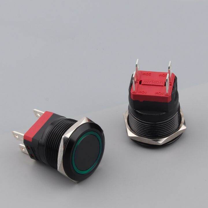 22mm-20a-high-current-oxidized-black-metal-button-switch-reset-self-locking-power-start-waterproof-switch