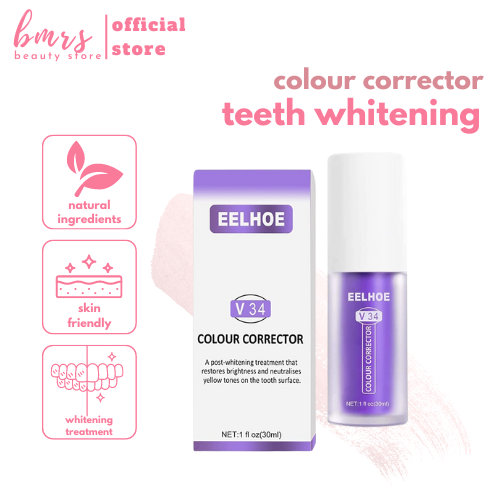 BEST SELLING V34 Color Corrector Teeth Whitening Toothpaste For Teeth
