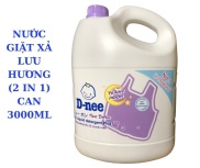 Nước giặt xả vải cao cấp Dnee 3000ml Xanh hương nước hoa