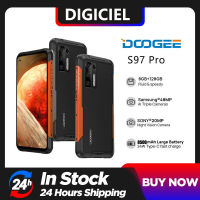 DOOGEE S97 PRO Rugged Smartphone with Laser Rangefinder, Helio G95 8GB+128GB,Android 11 Unlocked Mobile Phones 8500mAh Battery,IP68 Waterproof, 48MP Quad Camera,Wireless Charge NFC