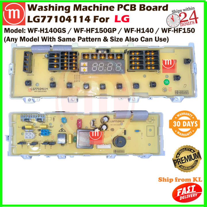 LG WASHING MACHINE PCB BOARD LG77104114 WFH140GS / WFHF150GP / WFH140 / WFHF150 Lazada