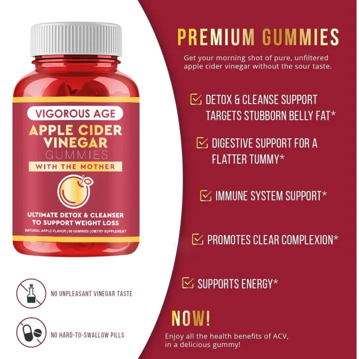 Apple Cider Vinegar Gummies Weight Control Weight Loss Supplements Goli