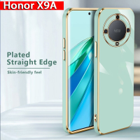 Honor X9B เคสซิลิโคนกันกระแทกสำหรับ Huawei Honor X9b X9a X7a 5G X9 X8 6D HonorX9a 4G 5G ซิลิโคนนิ่ม TPU บางเป็นพิเศษป้องกันกล้องติดกันชนเป็นสองเท่าของ Cov