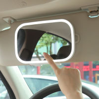 Universal Car Sun Visor Mirror Dimmable LED Car Makeup Mirror LED Light Automobile Interior Rear View Mirror With LED Light