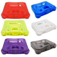 Bitfunx Replacement Plastic Shell N64 Translucent Case For All Version Nintendo N64 Retro Video Game Console Transparent Box
