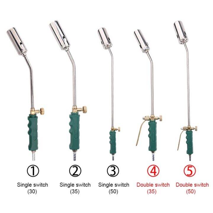 Liquefied Gas Torch SingleDouble Switch Type 35mm 50mm Welding Spitfire
