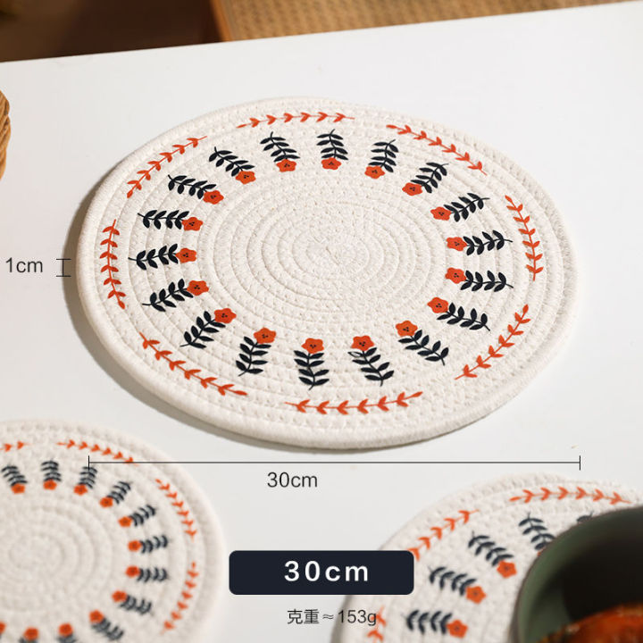 wshyufei-thickened-round-placemat-insulation-pads-anti-scalding-casserole-mat-high-temperature-resistant-kitchen-pot-pad