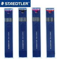 Staedtler 2.0มม. ตะกั่วดินสอกดสีแดงสีน้ำเงินสีดำ Hb 2b 4b อุปกรณ์เครื่องเขียนสำหรับออฟฟิศและโรงเรียน