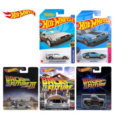 ล้อรถกลับไปยังของเล่นในอนาคต III ของเล่นไทม์แมชชีน1955 87รถปิคอัพ Toyota Ford Super De Luxe DMC Delorean 1:64รถ Diecast