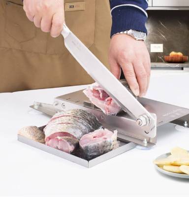 ที่หั่นสมุนไพร ที่หั่นผัก เครื่องหั่นเนื้อสัตว์ เครื่องตัดกระดูกหมู ใช้ในครัวเรือน meat slicer cutting machine 9.5นิ้ว
