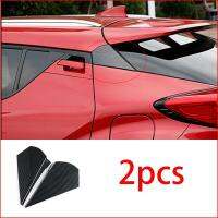 Car Carbon Fiber Color Rear Window Spoiler Triple-cornered Cover for Toyota C-HR CHR 2016-2018